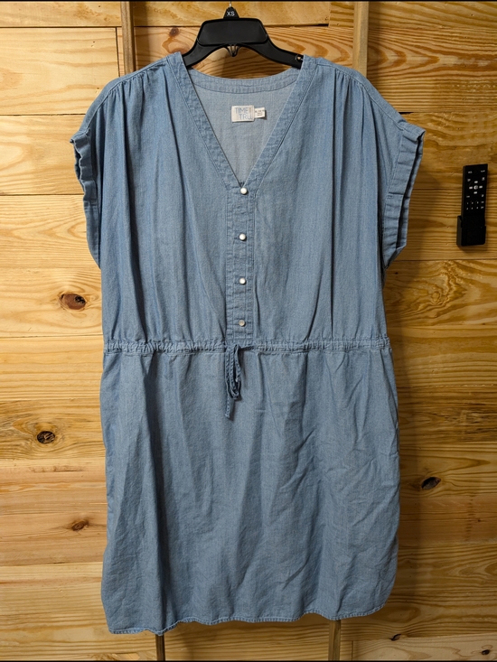 Time and Tru Dresses & Skirts - Time and Tru Light Blue Chambray Mini Dress